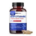 VITAL HERBAL Liposomal Benfotiamine med Alpha Lipoic Acid - Maksimal potens-støtte sunn metabolisme - laget i USA