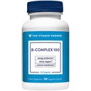 Vitamin Shoppe B Complex 100 - støtter energiproduksjon, nervesystemfunksjon og næringsstoffer metabolisme - Utmerket kilde til B1, B2, B6, B12, Niacin, Folic Acid & Biotin (100 Veggie Caps)