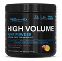 PEScience høy volum stimul-fri pre trening pumpe pulver, nitric oksid Booster med L Citrulline & L Arginine nitrat, ikke-stim preworkout for menn og kvinner, 36 Scoops, Guava Pineapple Punch