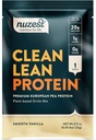 Nuzest - Pea Protein Powder - Clean Lean Protein, Premium Vegan Plant Basert Protein Powder, Dairy Free, Glutenfri, GMO Free, Naturlig søt Protein Shake, glatt vanilla, 1 Servering, 0,9 oz