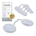 O2 Nese filtre med 3M Filtrering - Nese filtre for allergier - Nasal Filter for allergier - Nese Støvmaske, Røyk & Allergi Filter (trial størrelse, pakke av 4)