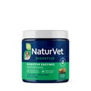 NaturVet – Digestive enzymer - Plus probiotika og prebiotika – bidrar til å støtte kostholdsendring og en sunn digestiv traktor – for hunder og katter (Soft Chews, 120 Count)