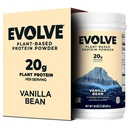 Evolve protein pulver, ideell vanilla, 20g protein, 1 pund (pakke med 2)