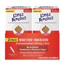 Little Remedies Infantert Feber & Smerte Reliever, Naturlig Berry Flavor, 2 Fl Oz (Pack of 2)