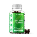 Vitamatic Irish Sea Moss Gummies – 3000mg Ekvivalent Per Serving (fra Ekstrakt 132,5mg) – 60 Ct laget med Bladderwrack & Burdock Root – Seamoss Supplement for Thyroid, Energi og immunstøtte