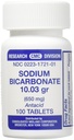 Natriumbikarbonat Antacid (650mg) - 100 tabletter