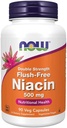 NU Matvarer - Niacin Flush-free dobbel styrke 500 mg. - 90 Grønnsaker Kapsel(er)