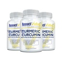 Forskning Verifisert Turmeric Curcumin - med BioPerine, Curcumin C3 Complex - Vegan - laget i USA - 180 kapsler - laget i USA