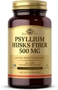 Solgar Psyllium Huss Fiber 500 mg - 200 Grønnsaker Kapsler - Ikke-GMO, Vegansk, Glutenfri, Dairy Free, Kosher - 100 Serveringer