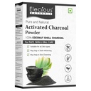 Naturlige aktivert Charcoal pulver Ideell for ansikt og hud fjernet død hud, urenhet og avgiftsfri hud kokos Charcoal pulver 100% naturlig 200gm