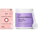Rael Bundle - Usynlig Spot Deksel Pimple Patches (96 Count) & Hormone Balance Supplement for kvinner, fruktbarhet og eggerisk støtte (30 dagers forsyning)