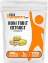 BulkSupplements.com Noni Frukt Ekstrakt pulver - Noni Frukt Supplement, Superfood pulver - Glutenfri, 500mg per servering, 1kg (2,2 lbs) (Pack of 1)