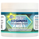 Arginine sirkulasjonskrem 4 oz - Menthol, L Arginine & L Citrulline Lotion - støtter sunne ben og kropp blodflow - hele familieprodukter