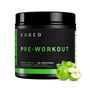 Kaged Original Pre Workout pulver | Krisp Apple | Pre-Kaged | Formet med kreatin, Beta Alanine, ren koffein | 20 serveringer