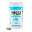 NatureWise Probiotika 70 milliarder CFU - 17 Strains + organiske prebiotika - Immune, Digestive og Gut helsestøtte for kvinner og menn - Vegetarisk, Glutenfri, Ikke-GMO - 60 Kapsler[2-måneders forsyning]