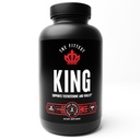 Den Fittest King - Testosteron Booster Supplement - Støtter Hormone Helse, Stamina, & Styrke - Inkluderer Gras matet Bovine lever, Bone Marrow, hjerte og testikkel - 180 Kapsler
