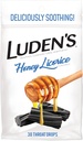Luden's Soothing Throat Drops, Honning Licorice, 30 ct (pakke med 1)