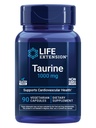 Livsforlengelse Taurin, ren Taurin Aminosyre Supplement, hjerte, lever og hjerne helse, lang levetid, muskel og mosjon, 1000 mg dose, ikke-GMO, Glutenfri, Vegetarisk, 90 vegetariske kapsler