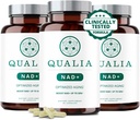 Qualia NAD Supplement - klinisk bevist å øke NAD + opp til 67%. Optimert aldring, energi, fokus. Elite NAD+ Booster ingredienser: Nikotinamid Riboside (NIAGEN,) Niacin, Niacinamid (3 måneders forsyning)