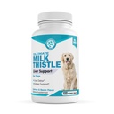 Wanderfound Kjæledyr Melk Thistle for hunder – Tasty Salmon & Bacon Flavored Natural Liver Support for Kjæledyr – Nyre rense Detox & Repair Formula produsert i USA – 100 Chewable Tabletter