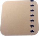 Dynarex DynaDerm Hydrokolloid Dressings, Sterile Moist Bandages for sår, 6" x 6," Ekstra Tynn & Latex-Free, Skip i Peel-Down Patches, 1 boks 5 Dressings