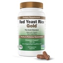 Laget med 600 mg økologisk rød yeast ris - IP6 Internasjonalt - 120 vegetariske kapsler