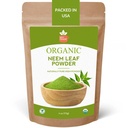 SPICY ORGANIC Neem pulver – 4 oz. - Certified USDA Organic -Non-GMO - Frisk tørket Neem etterlater pulver for sunnt hår og hud - Azadirachta Indica Ayurvedic urt for total velvære