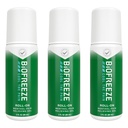 Biofreeze Roll på smertelindring for kne, hals, hip, ledd, skulder, og enkel ryggsmerter, ledsmerter smertestillende, sur muskel relief, Roll på Menthol Gel 3 Fl Oz (Pack of 3)