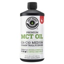 100% kokosnøtt MCT oljevæske - MCT olje C8 C10 for ubegrenset mental energi og fokus støtte flott for smoothies Salads kaffe og mer - Palm Gratis Vegansk Keto & Paleo Vennlig 60+ Serveringer (32 fl Oz)