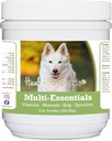 Sunn avler Tysk Shepherd, Hvit, Multi-Esentials pulver for hunder - et ideelt supplement av vitaminer, mineraler og antioksidanter for hunden din - 8 oz