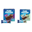 Pure Protein 12 Count Galactic Brownie & Chokolade Mint Cookie Protein Barer Bundle | 20g & 19g høy protein | Glutenfri | Pre & Post Trening | Lav sukker
