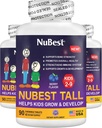 NuBest Tall Kids - Todlere Vitaminer og Kids Vitaminer for alder 2 til 9 - Støtte Bone styrke, generell helse og immunitet - Animal Shapes - 270 Chewable Berry Tabletter
