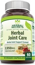 Herbal hemmeligheter felles omsorg 1950 Mg per servering kosttilskudd | Veggie Capsule | Inneholder Boswellia ekstrakt, hvit Willow, Cat's Claw & Tart Cherry pulver | laget i USA (1 pakke, 60 greve)