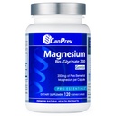 CanPrev Magnesium Bis-Glycinate Gentle 200mg, 120 V-kaps 120-dagers forsyning - ren elementær Magnesium Supplement, støtter bein og muskel funksjon, Gentle på magen, perfekt for daglige magnesiumbehov