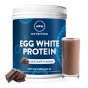 MRM Nutrition Egg Hvitt Protein | Sjokoladeflavorert | 23g fettfritt protein | med Digestive enzymer | Høyeste biologiske verdi | klinisk testet | 10 serveringer
