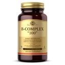 Solgar B-Complex "100", 100 grønnsaker kapsler - nervesystemstøtte - støtter energimetabolisme - ikke-GMO, Vegan, Glutenfri, Dairy Free, Kosher - 100 Serveringer