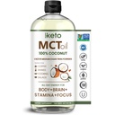Keppi MCT Olje - Fra 100% kokosnøtt - Flavorless C8 og C10, Ikke-GMO, sertifisert Glutenfri, Palm Oljefri, Vegan, Kosher, Halal, 32 oz kokosnøttolje