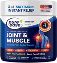 Arthritis smerte lindring krem for tilbake 3 i 1 Maksimal øyeblikkelig relief 2 OZ - rask aktive muskelsmerter krem ekstra styrke ledd & knee - kraftig formel for hals skulder & nedre rygg