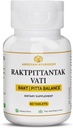 Dr. Pushps AROGYAM AYURVEDM RAKATPITTANTAK VATI for Pitta Balance, blodrenser-pakke med 60 tabletter