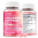 2 pakke Liposomal collagen peptider piller for kvinner 2000mg, flerhydrolysert collagen type I, II, III, V, X med 2500mcg Biotin - kollagen kosttilskudd Softgels med hår, hud og negler vitaminer, 240 Cts