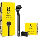 The Beard Club Premium Derma Roller for ansikt, kropp og skjell - Microneedling Roller for menn og kvinner med 540 Titanium Microneedles - for hår og skjegg - Vektet metallhåndtak - Magnetisk lagringsdeksel