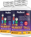NuBest Tall Kids - Todlere Vitaminer og Kids Vitaminer for alder 2 til 9 - Støtte Bone styrke, total helse og immunitet - Animal Shapes - 180 Chewable Berry Tabletter