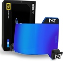 Nxtrnd VZR3 fotball Visor, kurvet linse teknologi, passer voksen og ungdom fotball hjelmer