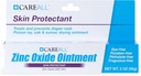 CareAll Zink Oxid 20% Hudbeskyttende Barriere Ointment 2 oz, lindrer, behandler og forhindrer mindre hud irritasjoner på grunn av diaper utslett. Hjelper segl ut våthet. Beskytter chafed hud.