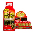 Vitamin energi fokus + Extra styrke energi Shot Tropical Infusion 12 Pack, 260 mg naturlig koffein, B-vitaminer, CoQ10, Aminosyrer, fokus, produktivitet og klarhet, null sukker, glutenfri, 1,93 fl oz