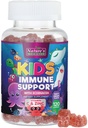 Kids Immun Support Supplement Gummies - Daglige Barn vitaminer C, Zink & Echinacea - Gummy for Kids Immunity Support, Alder 4 og opp, Naturlig Berry Flavor, Ikke-GMO, Glutenfri og Vegan - 120 Gummies