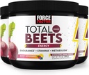 FORCE FACTOR Total Beets Energi Drink Bland 3-pakker, Superfood Beet Root Powder, Nitrater å øke energi, støtte sirkulasjon, blodflow, nitrogenoksid og utholdenhet, hjerte helsetilskudd, 90 serveringer