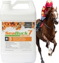 SeaBuck 7 Equine Supplement for hester med Sea Buckthorn for å forbedre hestehelse (3-6 ukers forsyning, 1 gallon) - støtter sunn spise og digestion, økt energi/focus, & skinnende Coats for hester