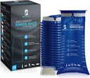 ROXALACE® Emesse poser med absorbent pulver for hemmighet og relief - 20 Pack 1200ml, reisevennlig, hygienisk løsning for bevegelsessykhet, morgensykhet, omsorgsgivende og utmattende