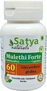 Mulethi Forte Capsules 500 mg. 60 Veg. Capsule | Yasthimadhu (Glycyrhiza Glabra) ekstrakt kapsler for menn og kvinner | Ayurvedic Herbal Supplement / Remedies | 10:1 Forte (1 flaske 60 Capsules)